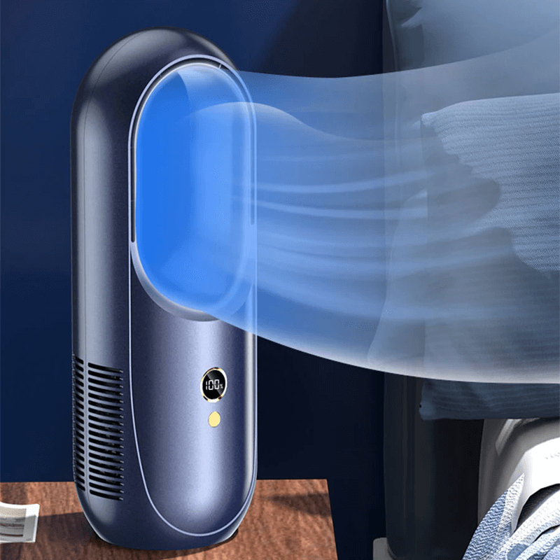 Tragbarer Ventilator mit LED-Anzeige 2000mAh