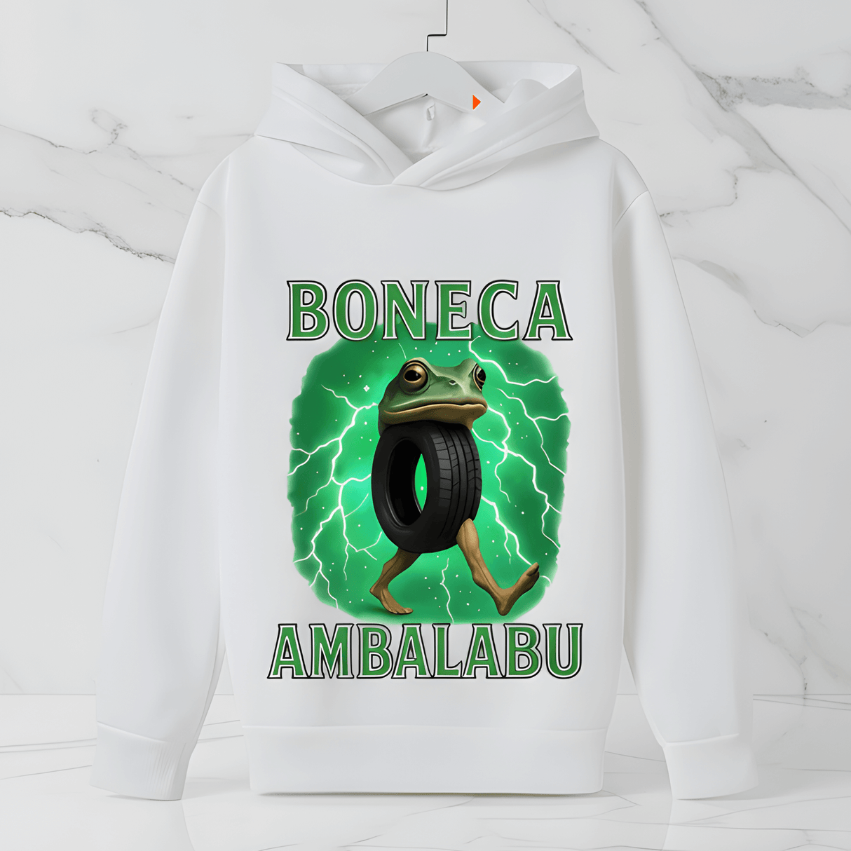 GiggleWear - Hoodie mit italienischen Mindrot-Figuren für Kinder & Erwachsene