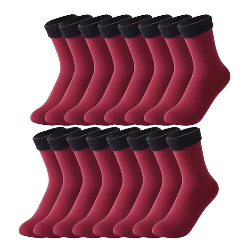 Wintersocken aus weichem Samt