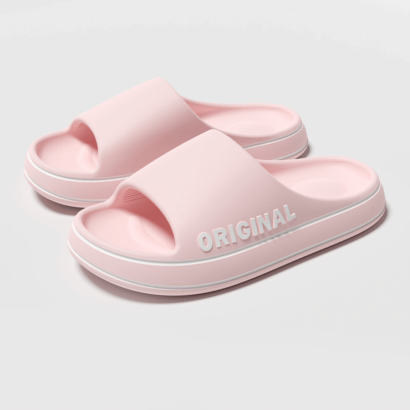 Bequeme Hausschuhe mit dicker Sohle