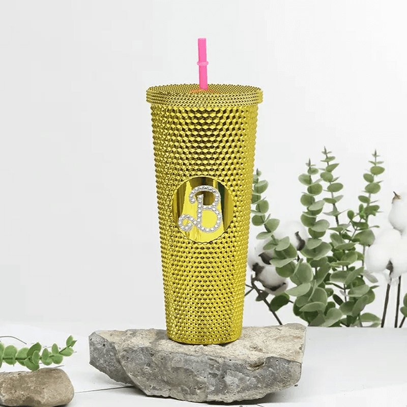 Wiederverwendbarer Becher mit Strohhalm 710ml