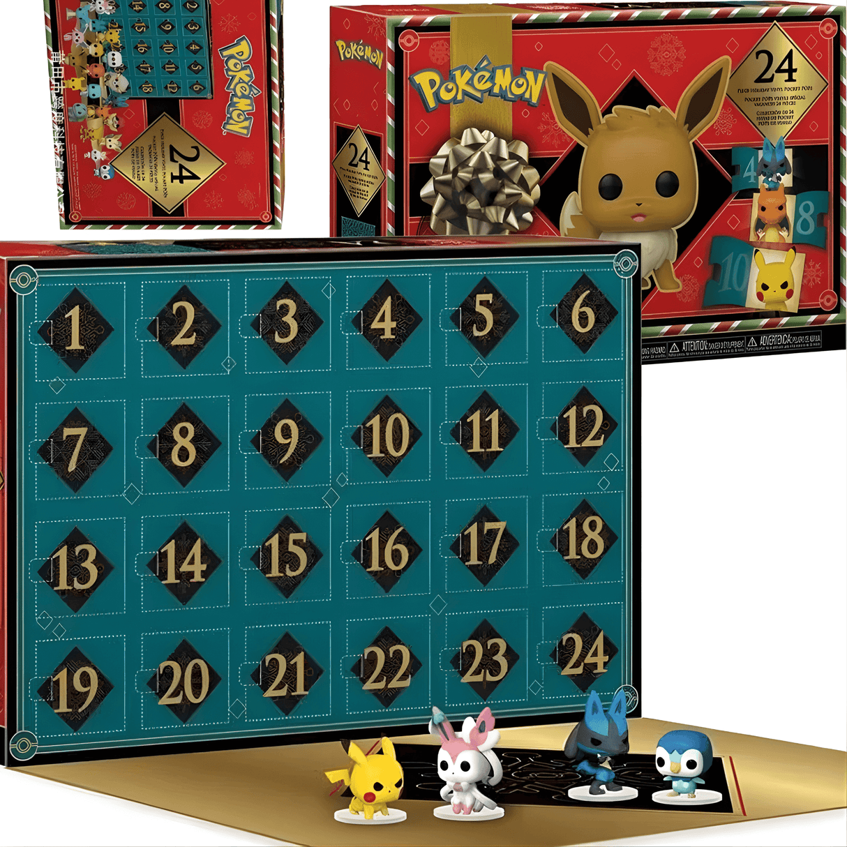 PokéMyst - Poke 24-Tage-Adventskalender mit Mystery Pocket Pops für Sammler und Kinder