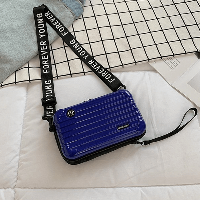 Von der Reisetasche inspirierte Crossbody-Tasche