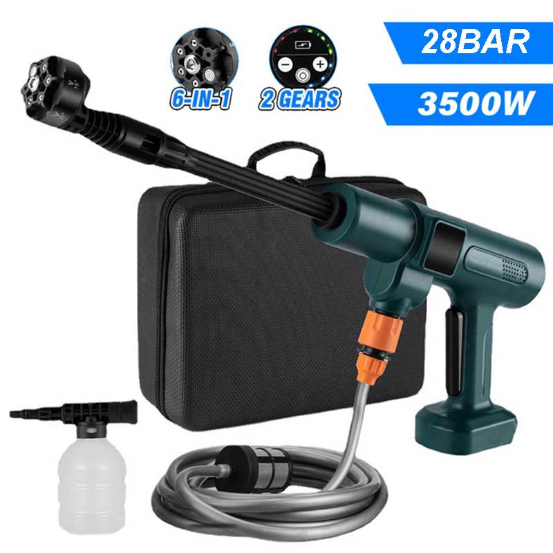 AquaJet Leistungsstarker Akku-Hochdruckreiniger 3500W 28 Bar