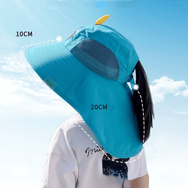 Luftiger & Lustiger Sommerhut Sonnenhut für Kinder