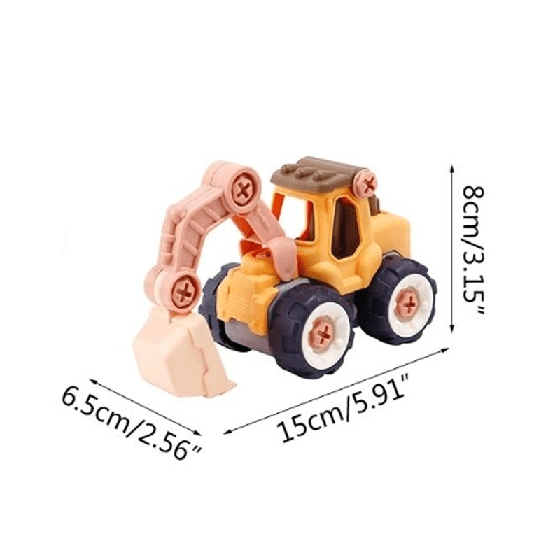 Mini-Bagger-Baukasten - Sicheres und nachhaltiges Spielen für Kinder