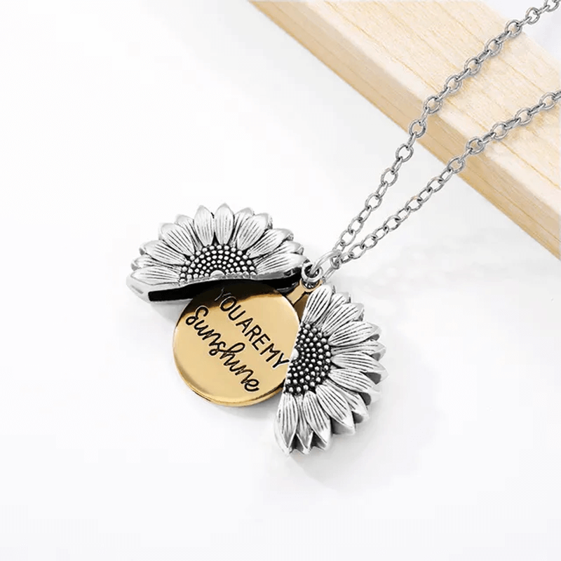Sonnenblume Halskette Schmuck