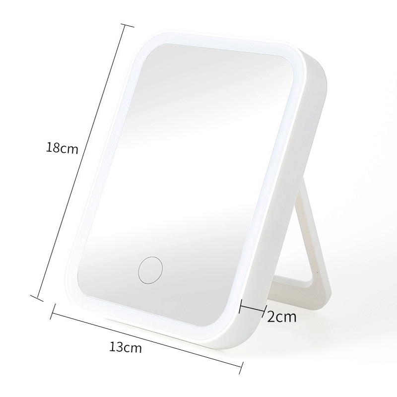 Tragbarer LED-Schminkspiegel