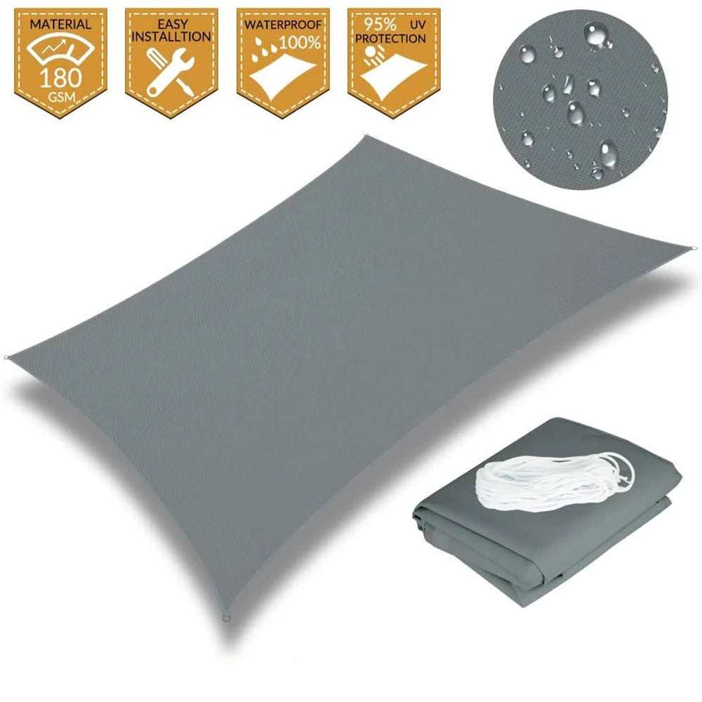 Rechteckiges wasserdichtes Solarsegel
