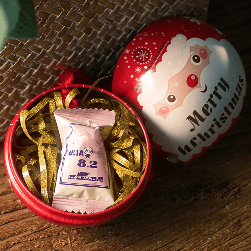 Christmas Ball Candy Box Weihnachtsdekoration - Füllen Sie mit Süßigkeiten & Schockiert, Weihnachtsmann, Elch, Schneemann