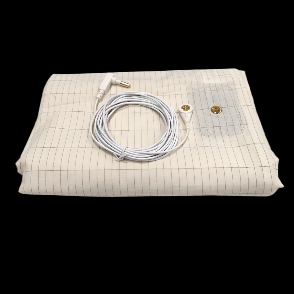 Erdungslaken mit Silberfäden - für besseren Schlaf & Gesundheit