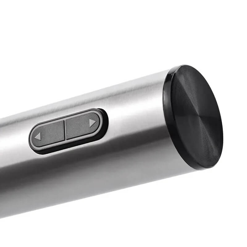 Elektrischer Weinöffner Set 5-in-1 mit Folienschneider, Weinausgießer & Vakuumstopper - Automatischer Korkenzieher & Display Base | Perfektes Geschenk für Weinliebhaber