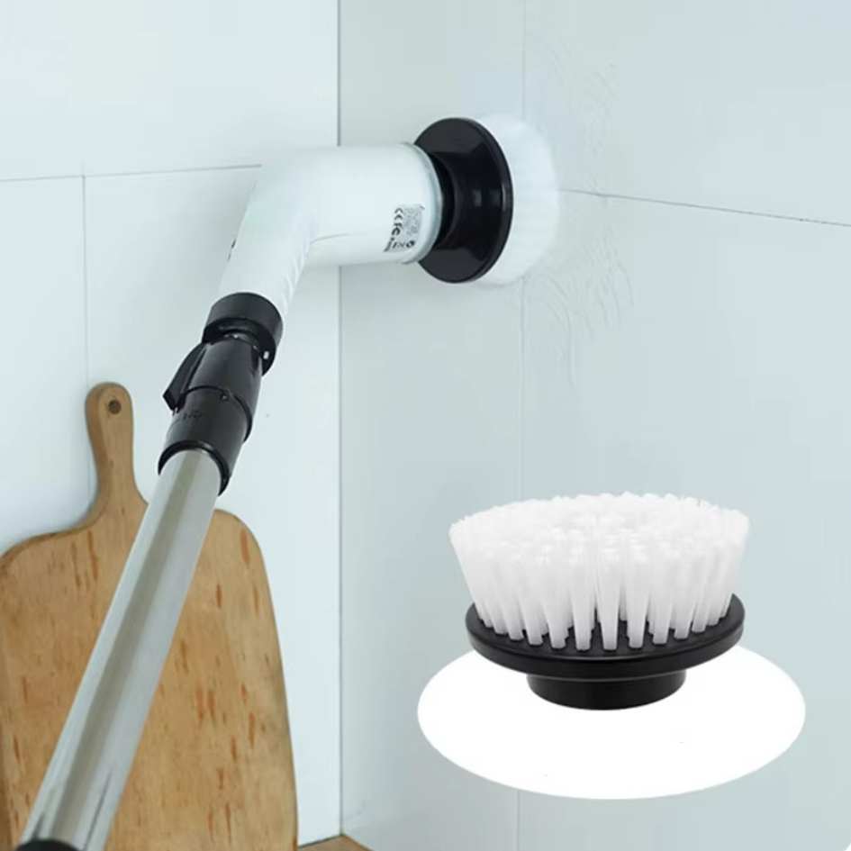 SpinClean – 9-in-1-Elektrobürste mit Stiel für schonendes Putzen
