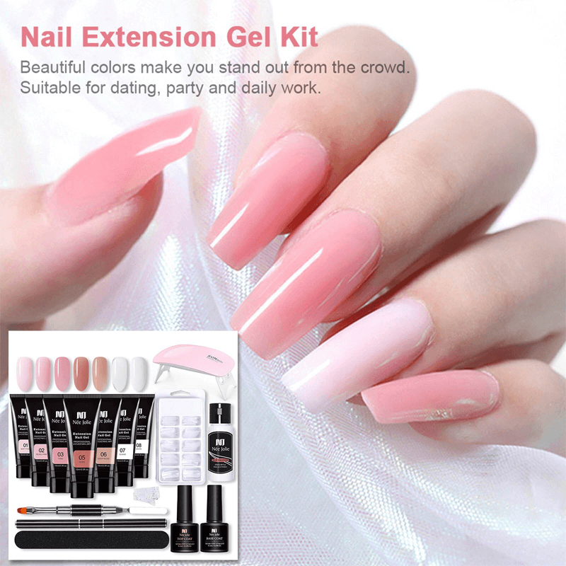 Nagelverlängerungsset mit UV-Lampe