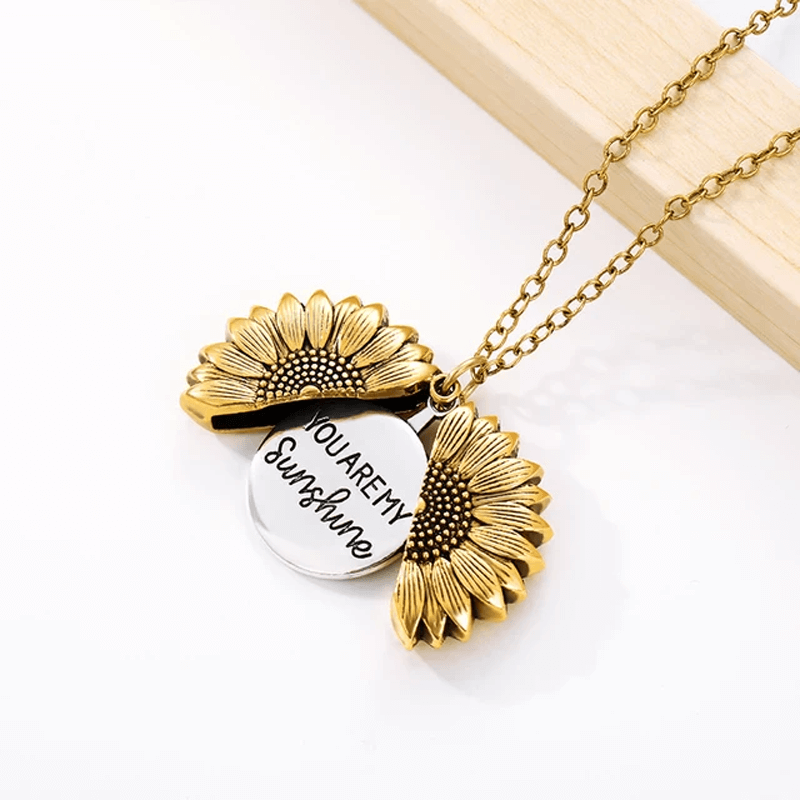 Sonnenblume Halskette Schmuck