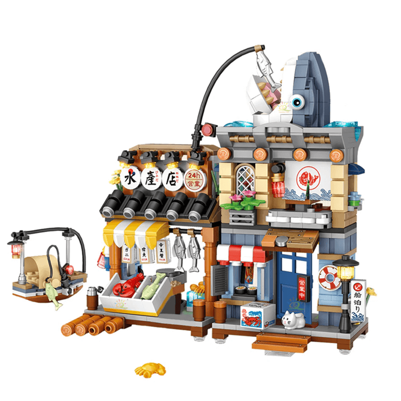 Japanische Straße Mini-Bauklötze - DIY-Modell