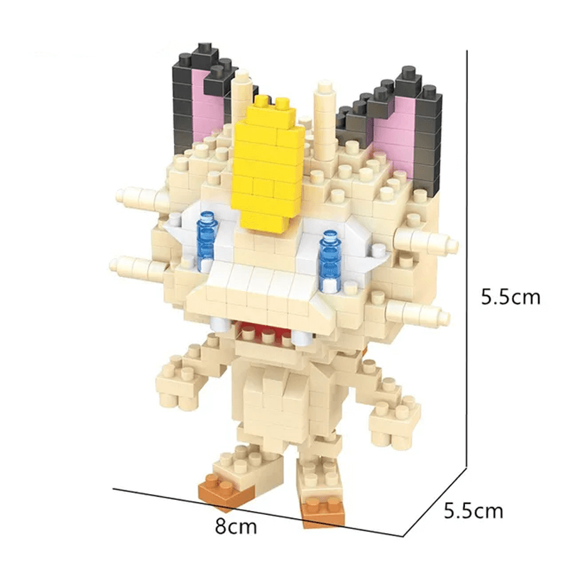 Poke Character Nanoblocks Anime-Bausteine