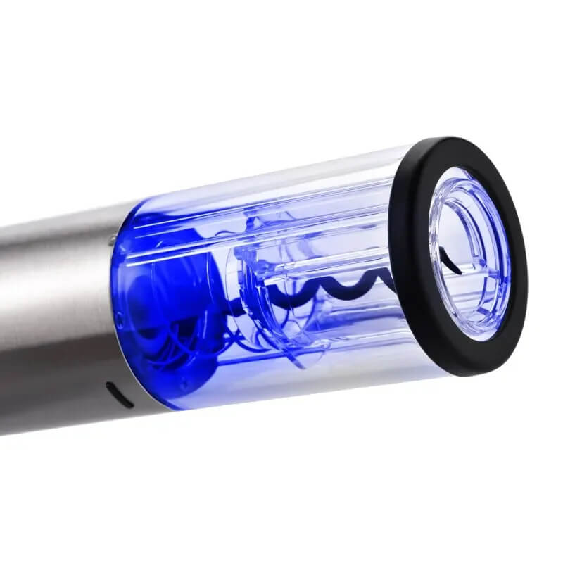 Elektrischer Weinöffner Set 5-in-1 mit Folienschneider, Weinausgießer & Vakuumstopper - Automatischer Korkenzieher & Display Base | Perfektes Geschenk für Weinliebhaber