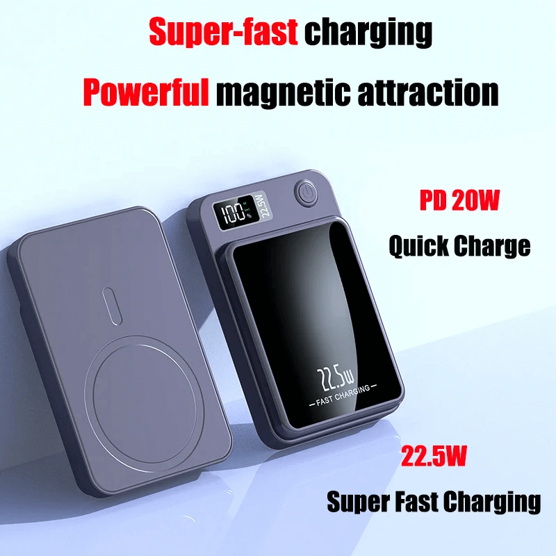 10000mAh Drahtlose magnetische Powerbank
