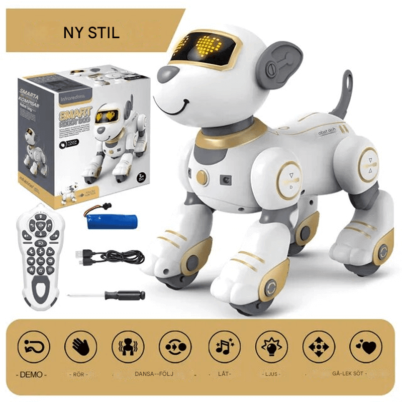 Intelligenter Roboterhund für Kinder - elektronisches, tanzendes und programmierbares Spielzeug
