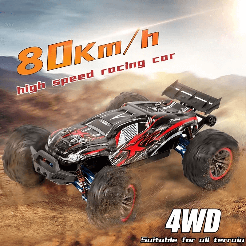 2.4G 4WD Brushless RC Car - Hochgeschwindigkeits-Off-Road-Rennfahrzeug mit 80 km/h