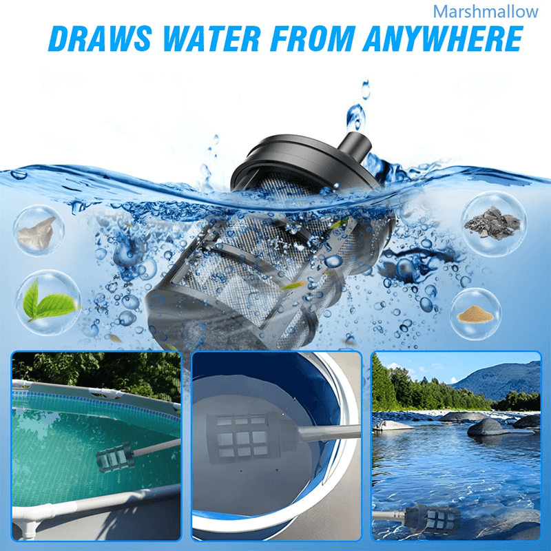 AquaJet Leistungsstarker Akku-Hochdruckreiniger 3500W 28 Bar