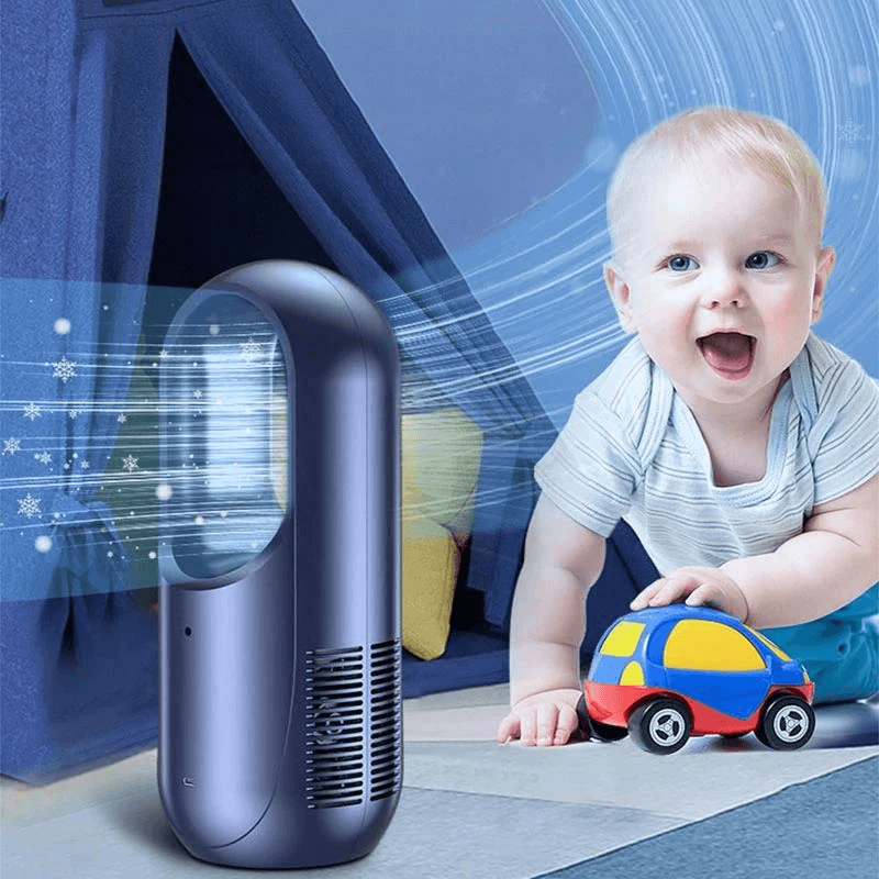 Tragbarer Ventilator mit LED-Anzeige 2000mAh