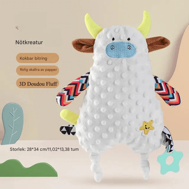 Schlafendes Baby-Kuscheltier - Kuscheliges und waschmaschinenfestes Plüschtier