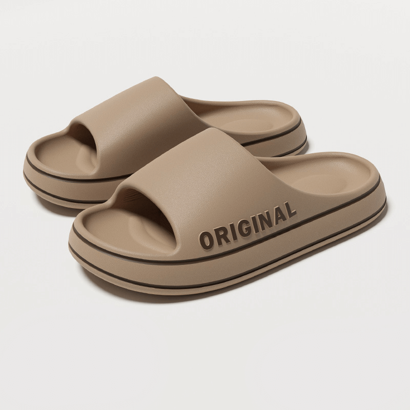 Bequeme Hausschuhe mit dicker Sohle