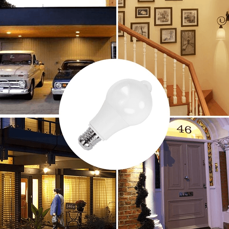 Intelligente LED-Glühbirne mit Bewegungssensor - Energiesparende Beleuchtung