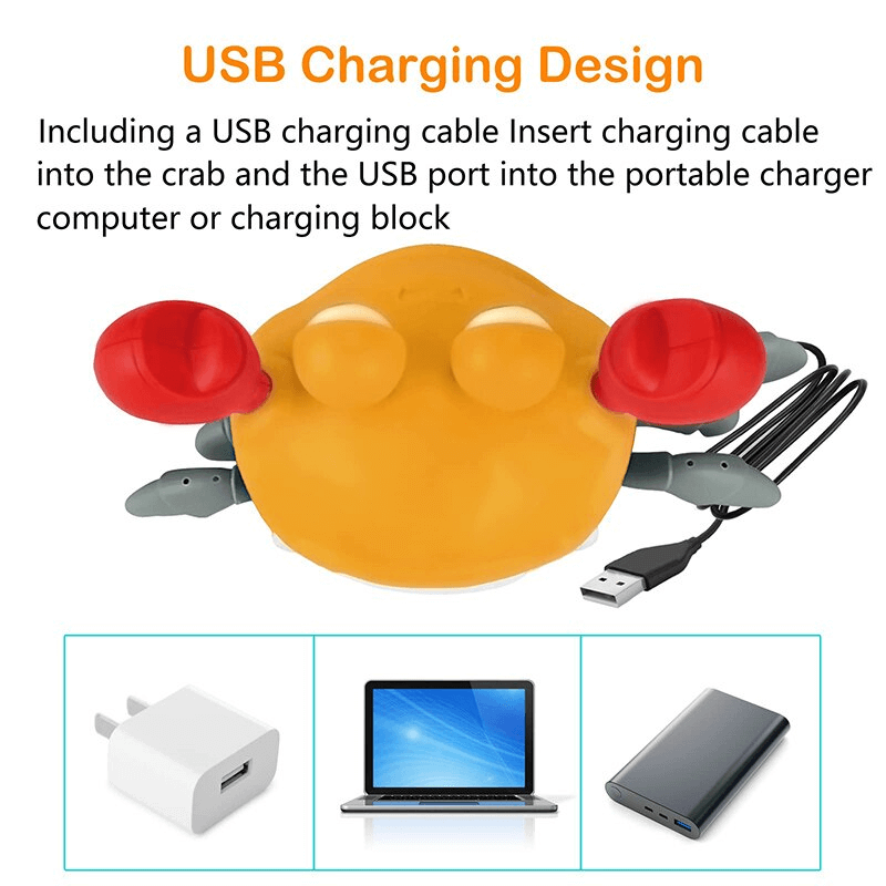 Musikalisches Krabblemma - Interaktives und wiederaufladbares Babyspielzeug