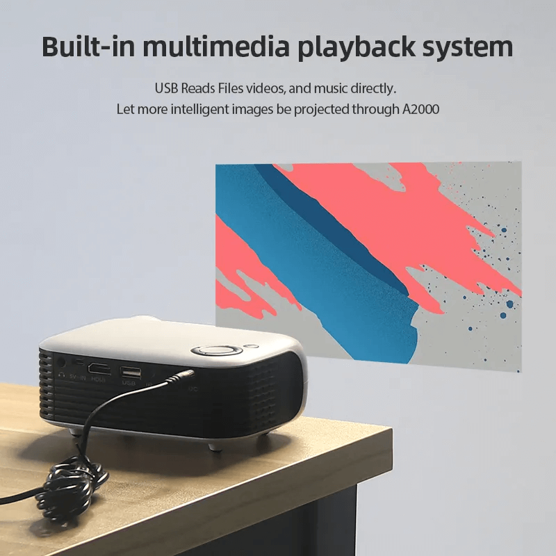 Tragbarer Mini-Projektor