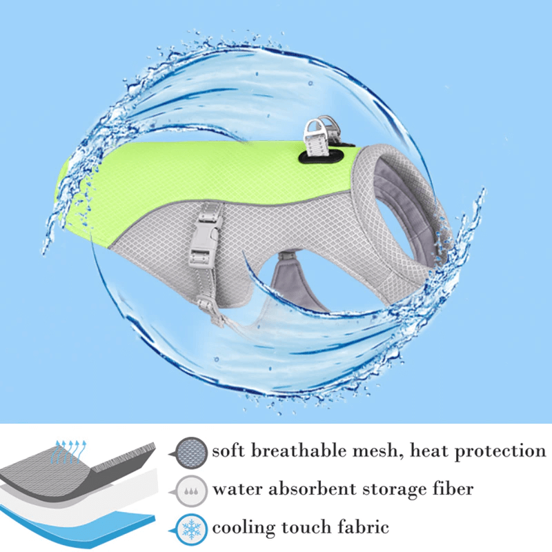 Kühlende Kühlweste für Hunde