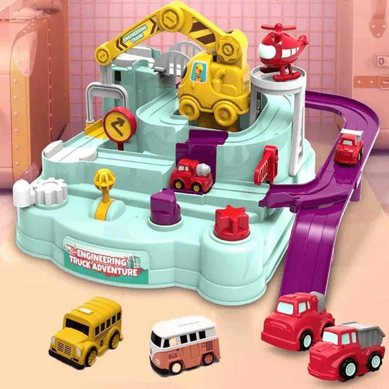 Batteriefreies Rennbahnmodell - Interaktiv und stoßfest aus ABS