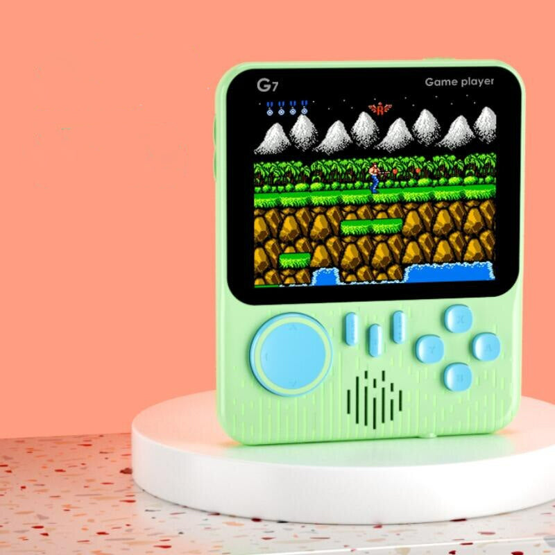 Dünne Handheld-Retro-Videospielkonsole 666 Spiele