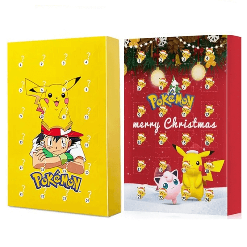 Poke Weihnachts-Adventskalender Mysterieskrin - 24pcs Figuren