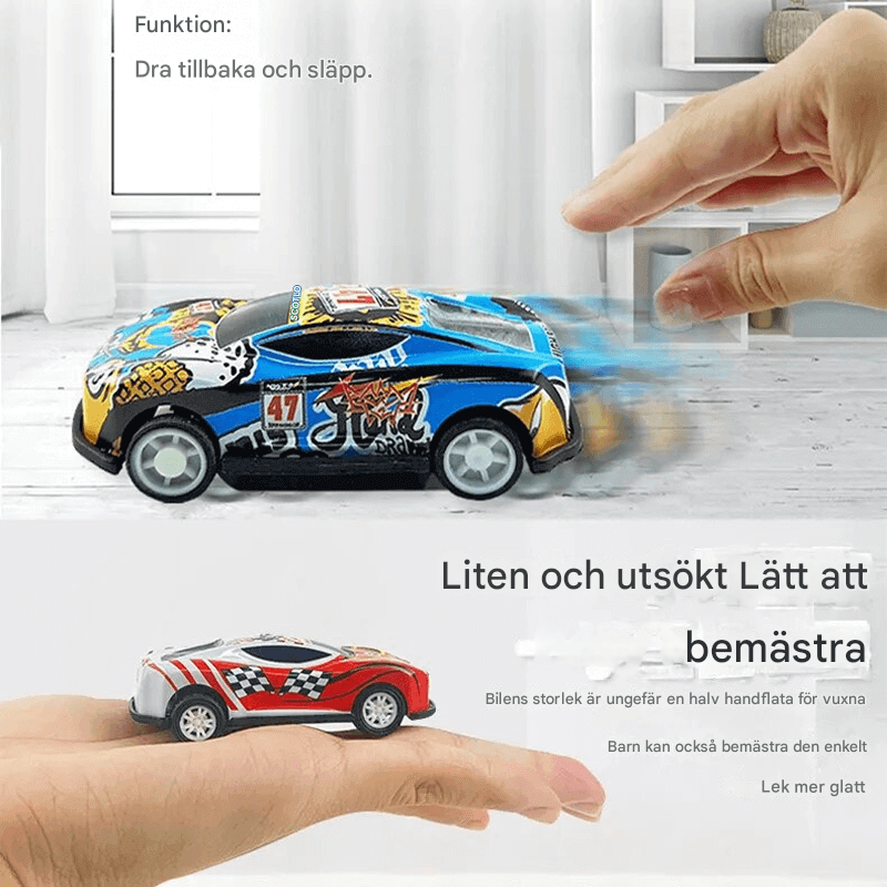 30 Stück Alu-Rennwagen mit Aufbewahrungsbox - Rennspielzeug für Kinder