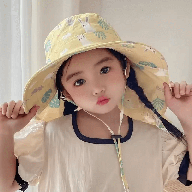 Luftiger & Lustiger Sommerhut Sonnenhut für Kinder