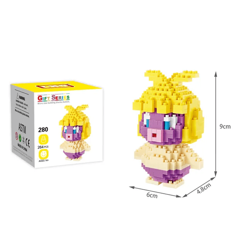 Poke Character Nanoblocks Anime-Bausteine