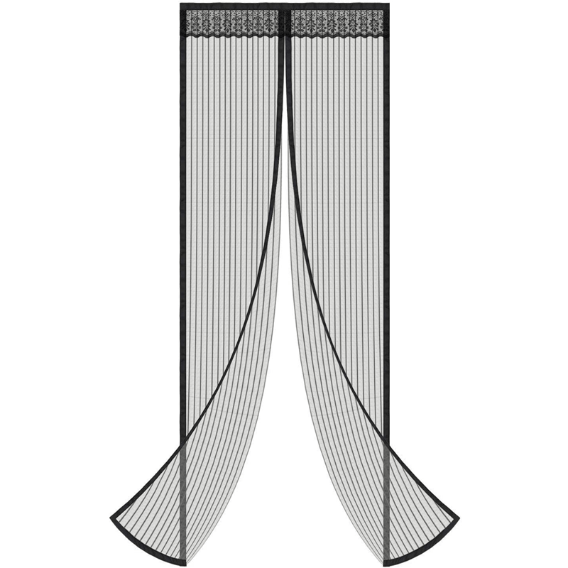 Magnetisches Moskitonetz für Tür mit automatischer Schließung | Insektenschutznetz mit Magnetverschluss - Mückenschutz für Terrasse, Balkon & Eingang (mehrere Größen)