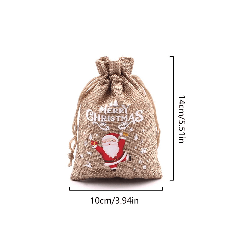Kuschelige Weihnachtstüte für Weihnachtsgeschenke 10x14cm
