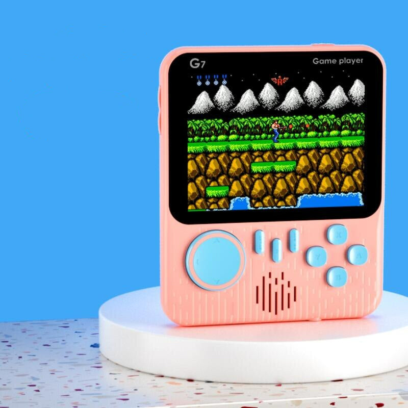 Dünne Handheld-Retro-Videospielkonsole 666 Spiele