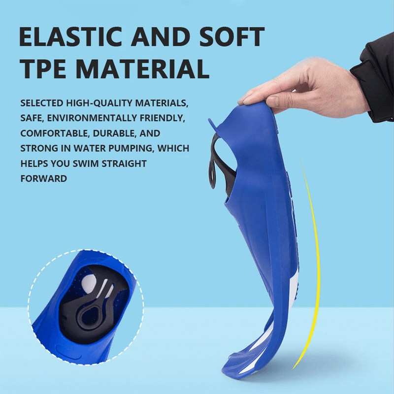 Langlebige Flossen Schwimmflossen mit kurzen Blättern