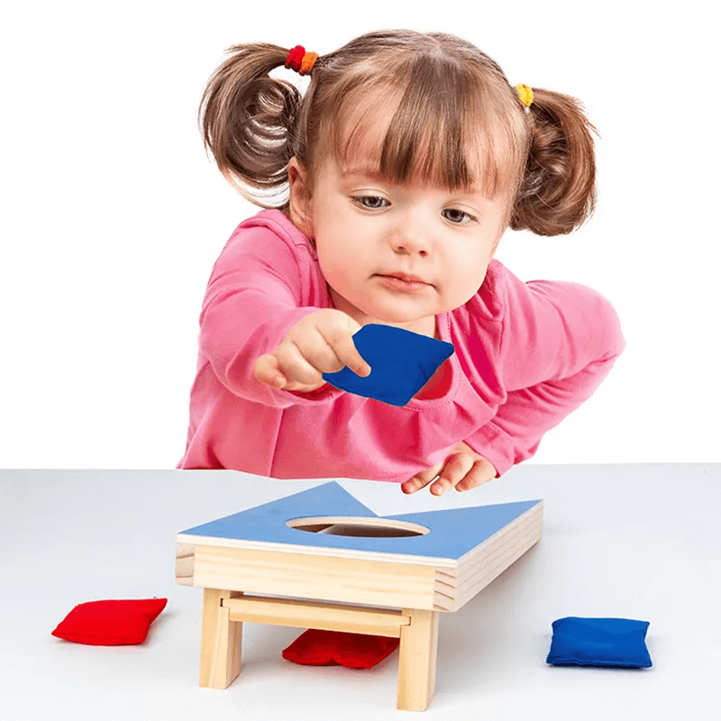 Erbsensack Cornhole Spiel