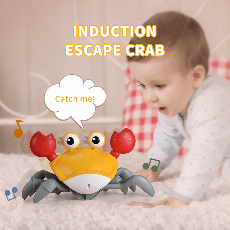 Musikalisches Krabblemma - Interaktives und wiederaufladbares Babyspielzeug