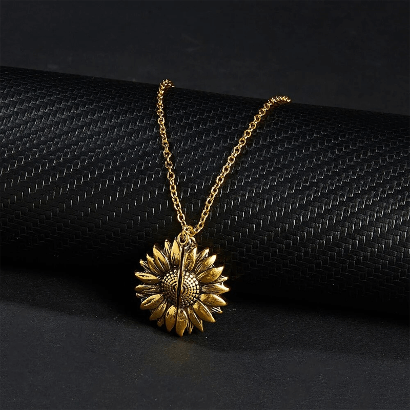 Sonnenblume Halskette Schmuck