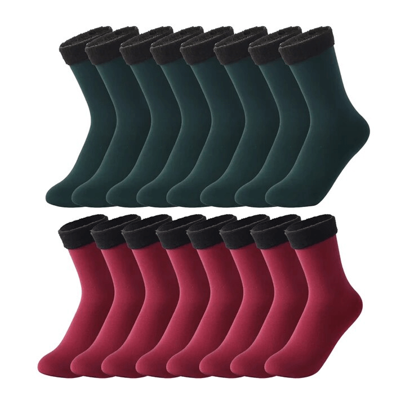 Wintersocken aus weichem Samt