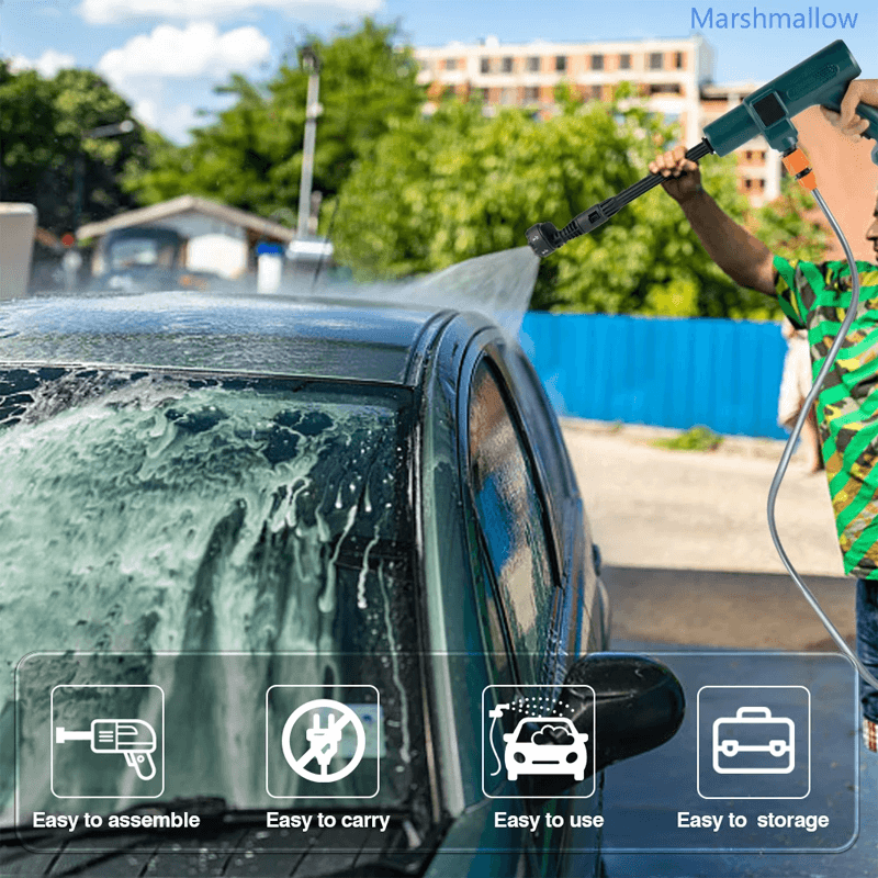 AquaJet Leistungsstarker Akku-Hochdruckreiniger 3500W 28 Bar