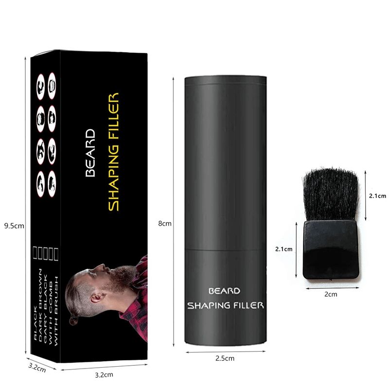 Bart & Haarfüllstift mit Pinsel