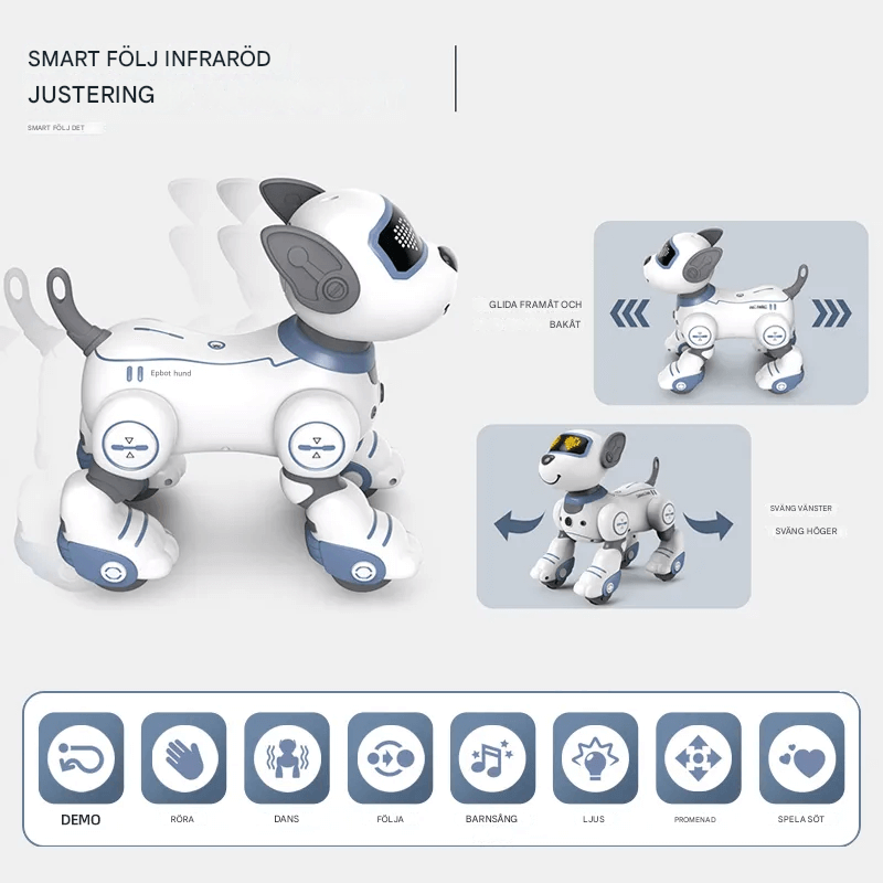 Intelligenter Roboterhund für Kinder - elektronisches, tanzendes und programmierbares Spielzeug
